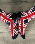 Union Jack British UK Flag Patriotic Calf Socks, Novelty Fun Gift Unisex Socks
