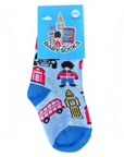 London Icons Baby Boy Newborn Toddler Seamless Gift Fun Socks, 0-4 Years
