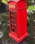 Vintage Retro Metal Iconic British Style London Telephone Box Booth Money Box Piggy Bank Saving Box