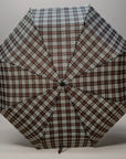 Classic Tartan Design Auto Open & Close Umbrella, Compact Travel Size Brolly