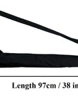 Auto Open Large Black Golf Umbrella with Wooden Stick Handle
