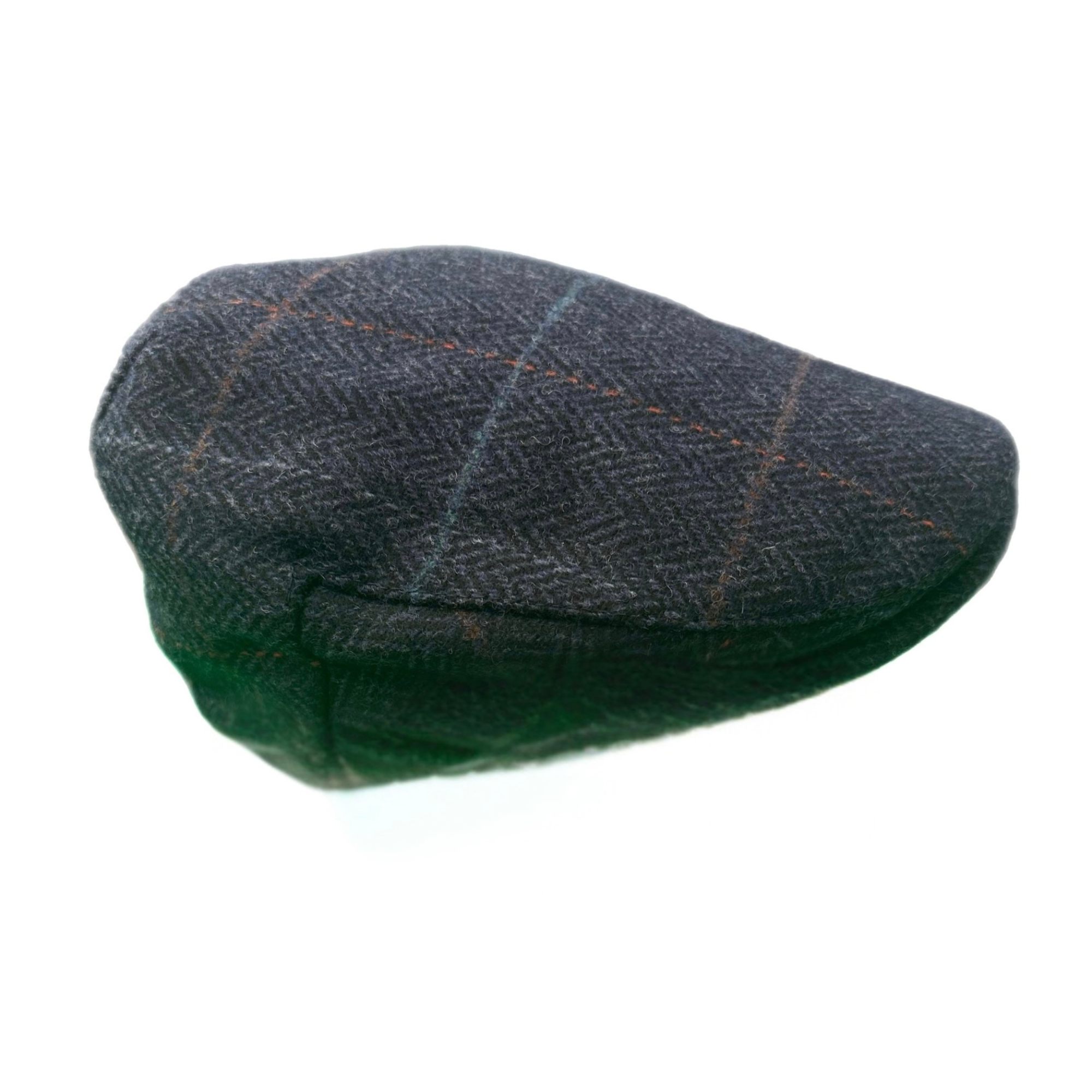 Wool Blend Flat Cap, Vintage Tweed Herringbone Ivy Cap Gift for Him