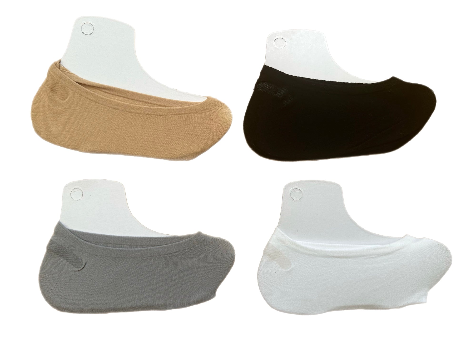 2 Pairs Footies Invisible Trainer Shoe Liner Thin Women's Ladies Socks