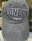 London Baseball Cap Unisex Hat Embroidered & Adjustable Strap