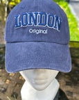 London Baseball Cap Unisex Hat Embroidered & Adjustable Strap