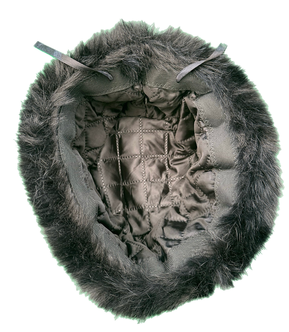 Women's Faux Fur Russian Cossack Bucket Hat Adjustable Winter Cap