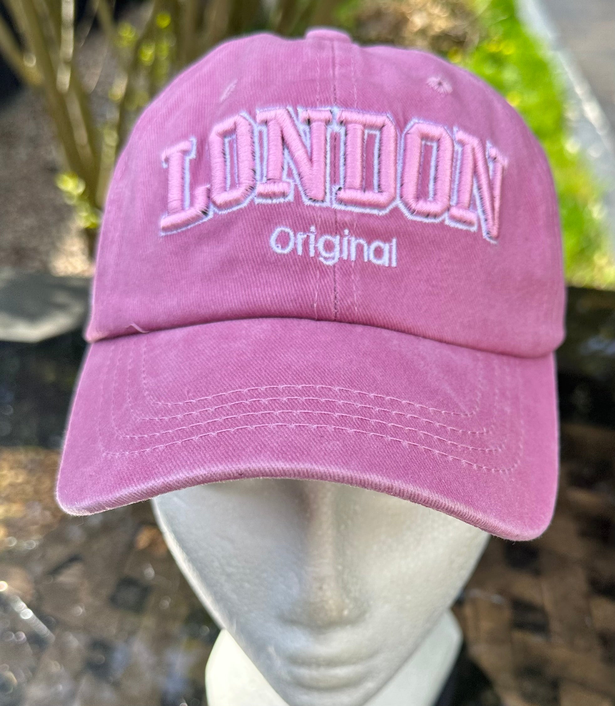 London Baseball Cap Unisex Hat Embroidered &amp; Adjustable Strap