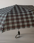 Classic Tartan Design Auto Open & Close Umbrella, Compact Travel Size Brolly