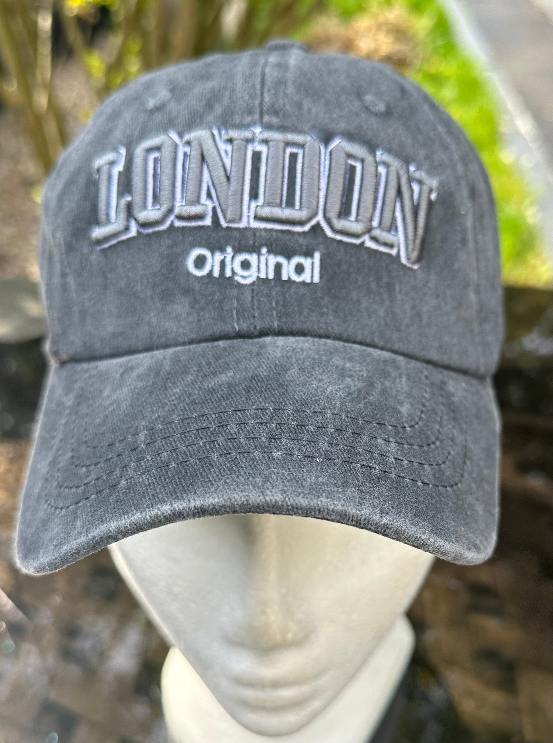London Baseball Cap Unisex Hat Embroidered &amp; Adjustable Strap