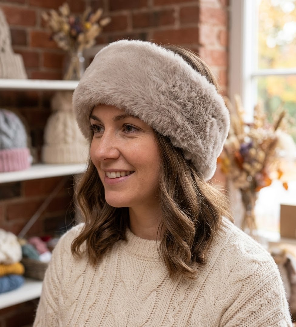 Headband for Women, Ultra Soft Winter Ear Warmer, Cozy Chunky Hairband, Gift for Her
