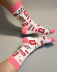 Seamless London Icons Cotton Rich Novelty Kids Socks 8-15 Years