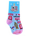 London Icons Baby Girl Newborn Toddler Seamless Gift Fun Socks, 0-4 Years
