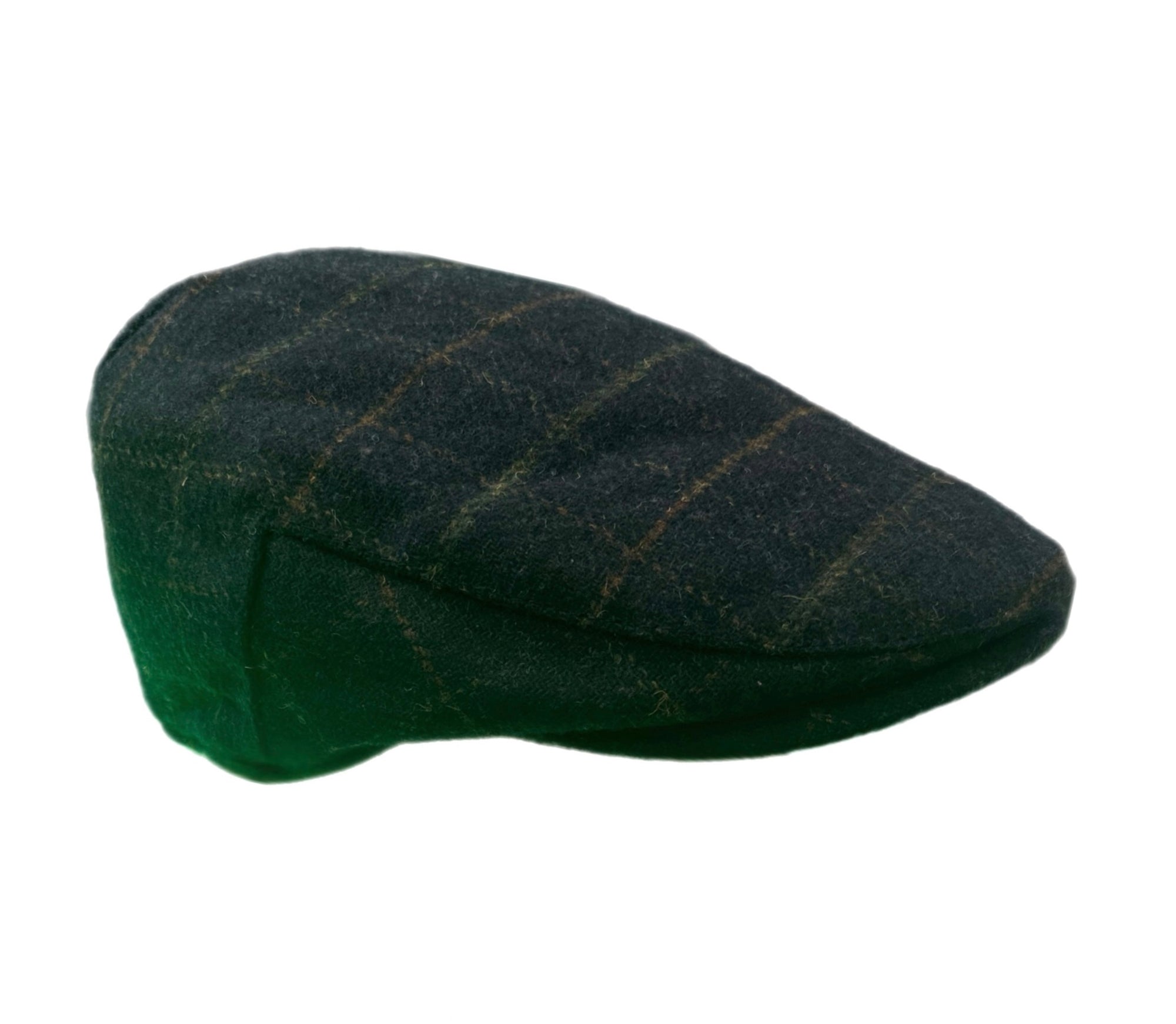 Wool Blend Flat Cap, Vintage Tweed Check Plaid Ivy Cap, Gift for Him