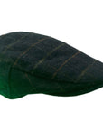 Wool Blend Flat Cap, Vintage Tweed Check Plaid Ivy Cap, Gift for Him