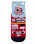 Unisex Seamless London Bus Baby Newborn Cotton Rich Novelty Socks 0-4 Years