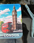 Red Bus Big Ben London Souvenir Small Money Purse Wallet
