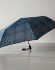 Classic Tartan Compact Travel Umbrella – Auto Open & Close Brolly
