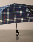 Classic Tartan Design Auto Open & Close Umbrella, Compact Travel Size Brolly