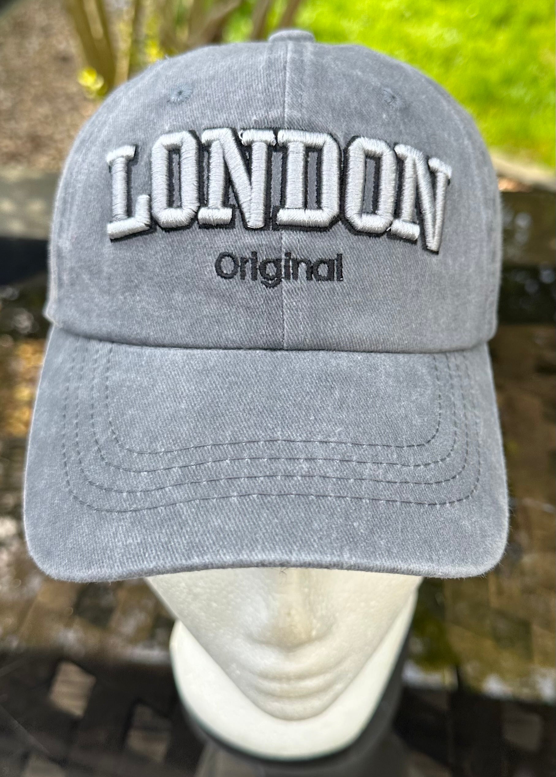 London Baseball Cap Unisex Hat Embroidered &amp; Adjustable Strap