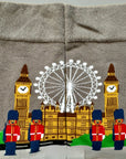 London Eye Westminster Abbey Guards Big Ben Socks, Seamless Novelty Fun Gift Socks