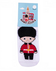 Unisex Seamless White Royal Guard Baby Socks 0-4 Years