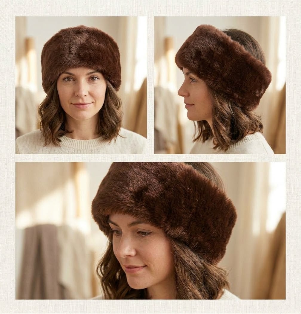 Headband for Women, Ultra Soft Winter Ear Warmer, Cozy Chunky Hairband, Gift for Her
