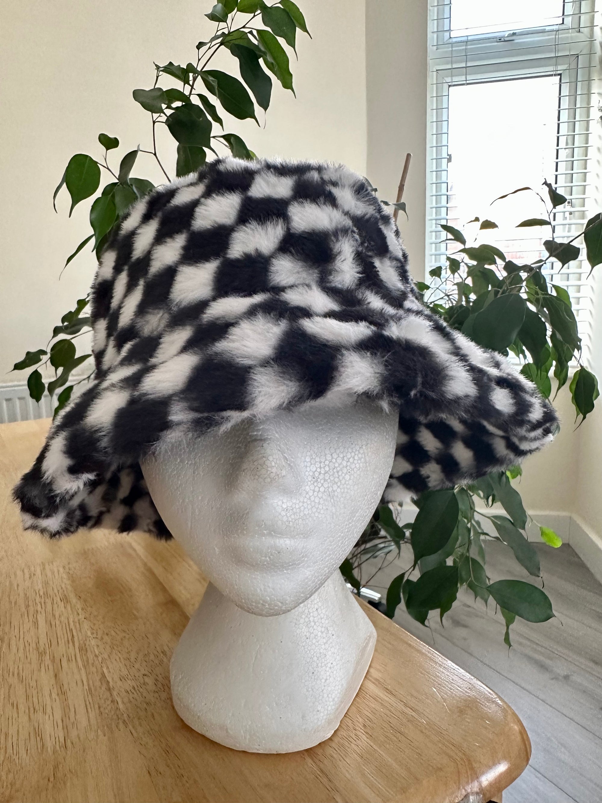 Fluffy Faux Fur Bucket Hats