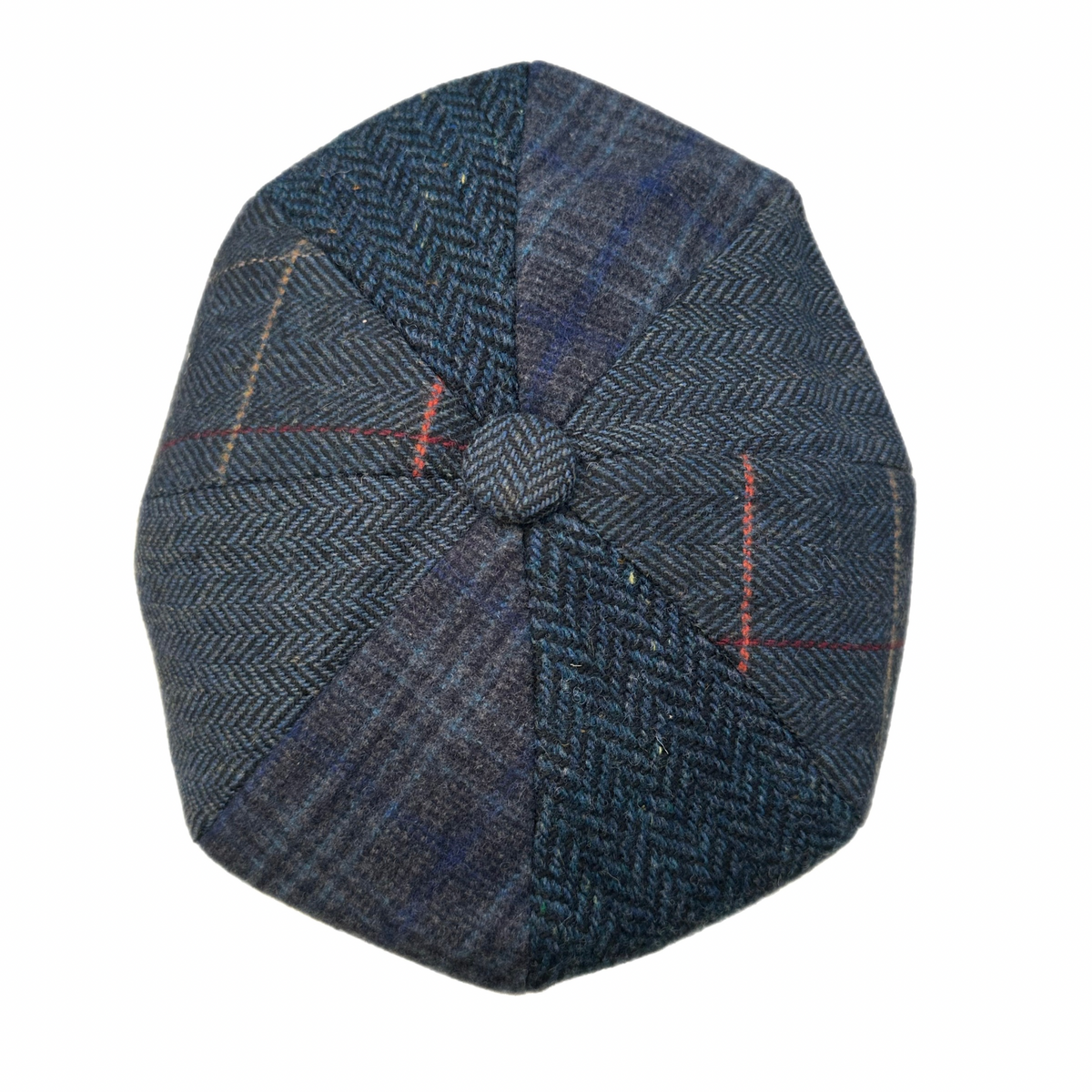 Newsboy Cap Tweed Flat Cap, Patchwork Wool Baker Boy Hat, Peaky Blinders Vintage Style Flat Cap, Gift for Him