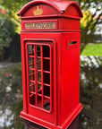 Vintage Retro Metal Iconic British Style London Telephone Box Booth Money Box Piggy Bank Saving Box