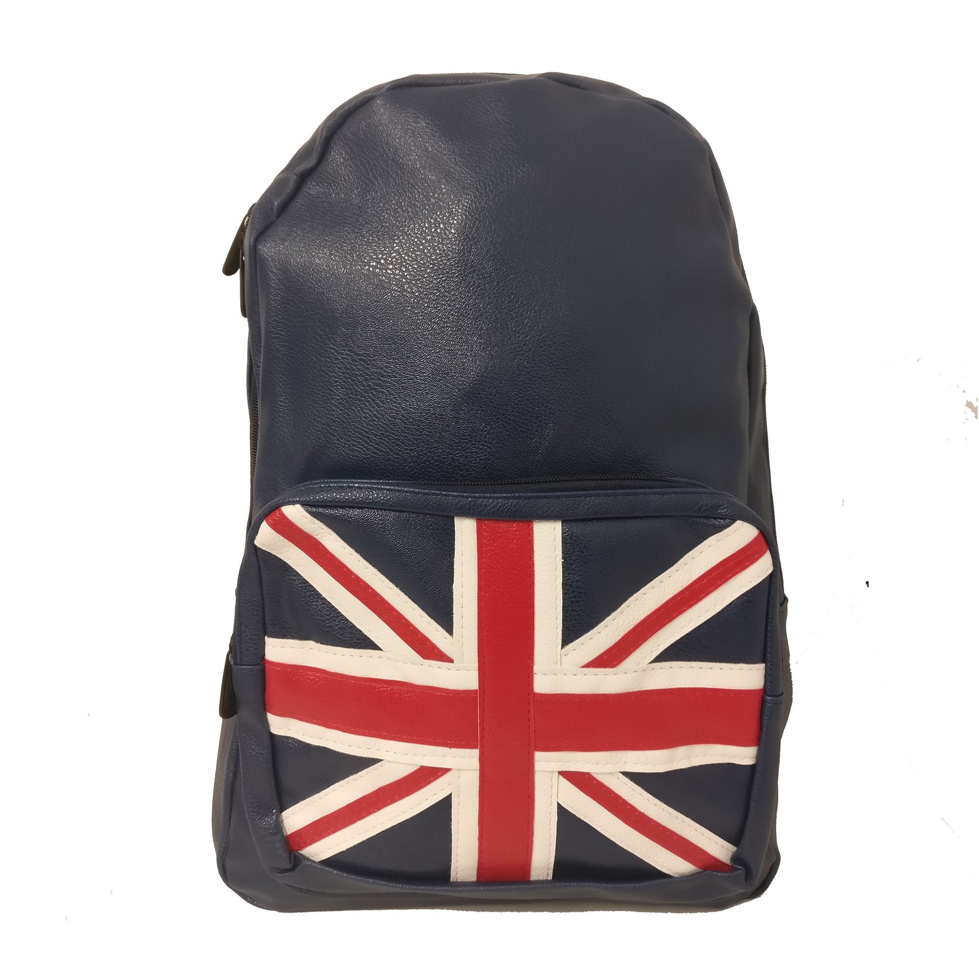 Union Jack Leather Backbag