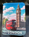 Red Bus Big Ben London Souvenir Small Money Purse Wallet