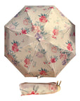 Ultra-Compact Hydrangea Floral Travel Umbrella | Lightweight Aluminium Frame (20cm)