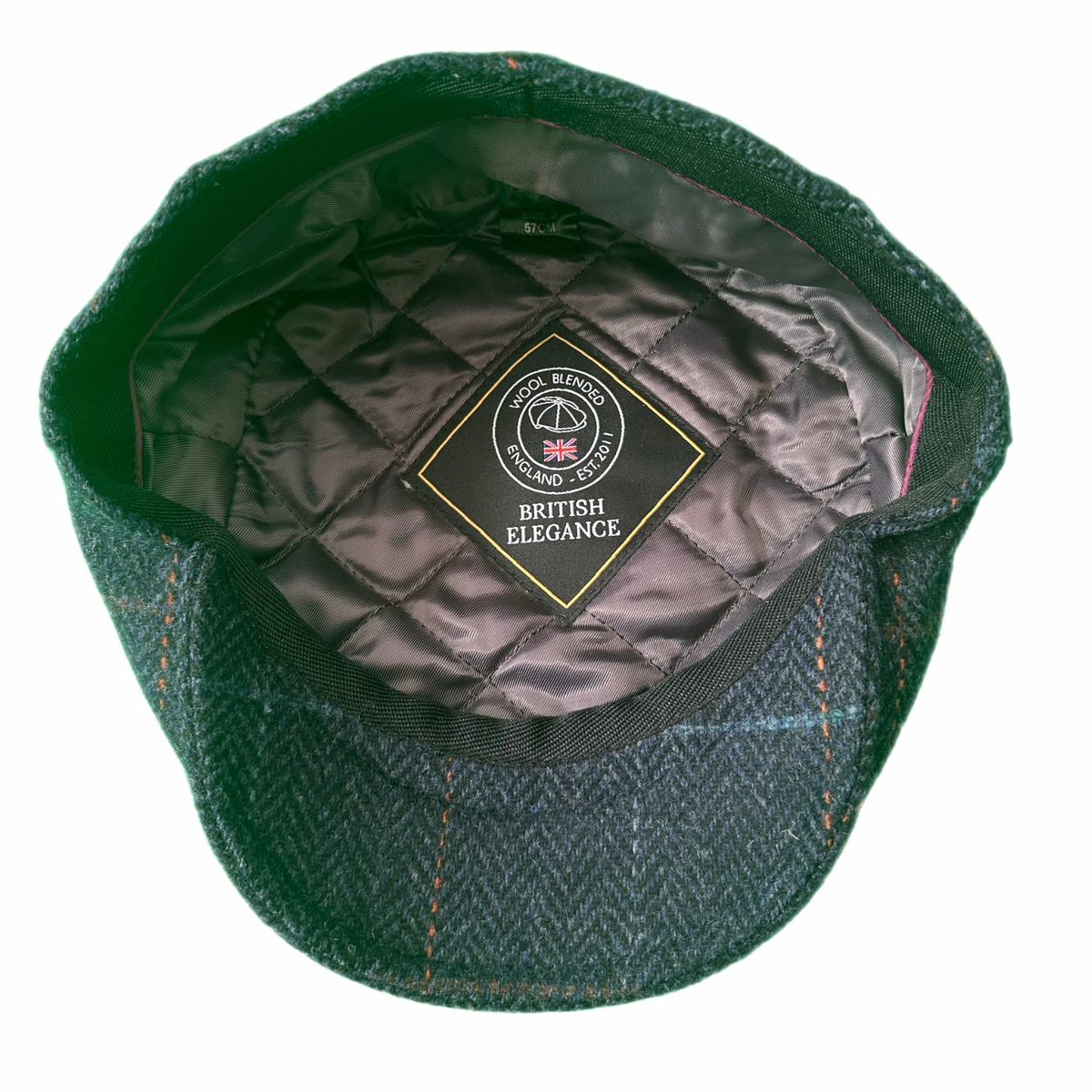 Wool Blend Flat Cap, Vintage Tweed Herringbone Ivy Cap Gift for Him