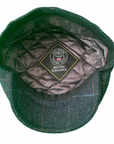 Wool Blend Flat Cap, Vintage Tweed Herringbone Ivy Cap Gift for Him