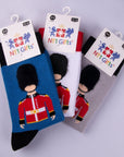 Unisex Seamless Royal Guard Cotton Rich Novelty Kids Socks 8-15 Years