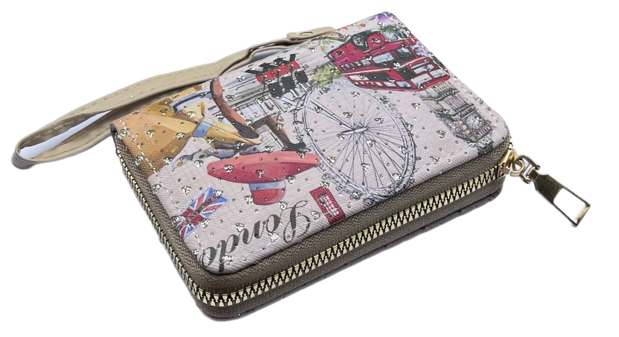 London Eye Big Ben Sparkly  London Souvenir Small Money Purse Wallet