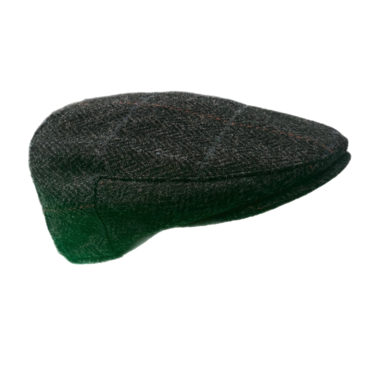 Wool Blend Flat Cap, Vintage Tweed Herringbone Ivy Cap Gift for Him
