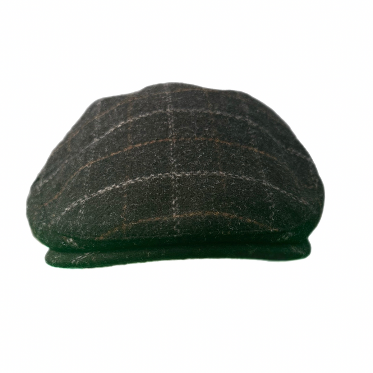 Wool Blend Flat Cap, Vintage Tweed Check Plaid Ivy Cap, Gift for Him