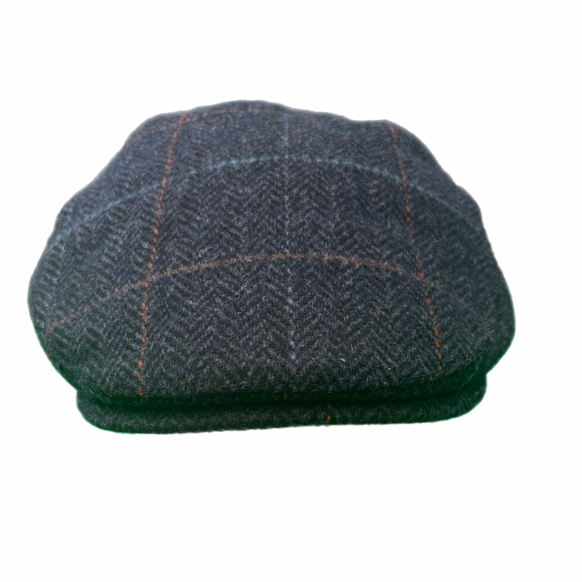 Wool Blend Flat Cap, Vintage Tweed Herringbone Ivy Cap Gift for Him