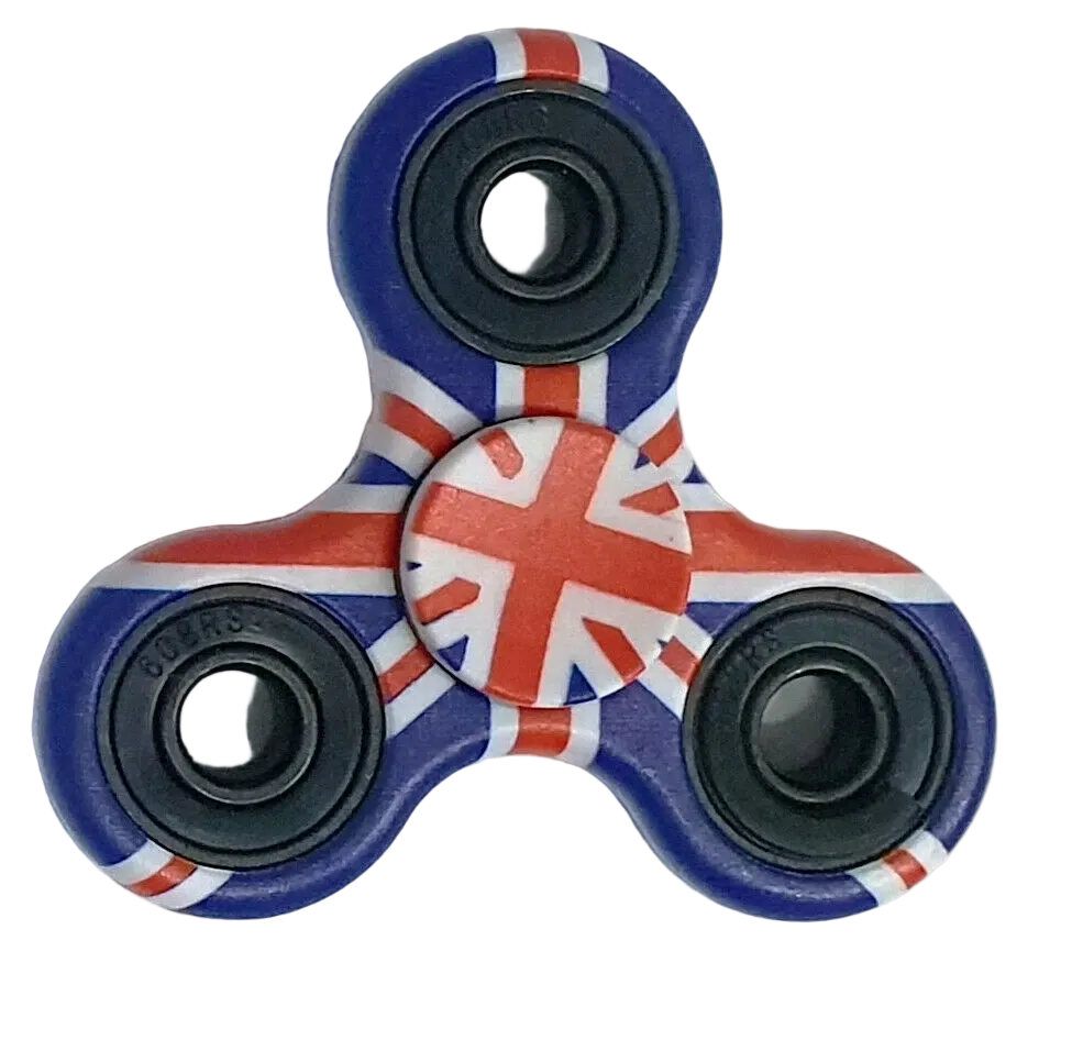 Union Jack Fidget Spinner Hand Focus Spin Fast Bearing Stress Toy