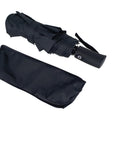 Compact Automatic Travel Umbrella – Windproof, Lightweight (350g), 8 Ribs – Black Folding Umbrella