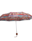 Manual London Royal Guard Tower Bridge Phone Box Portable Folding Umbrella