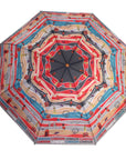 Manual London Royal Guard Tower Bridge Phone Box Portable Folding Umbrella