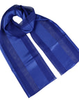 Chiffon Satin Striped Plain Lightweight Soft Silky Ladies Scarf Shawl Wrap