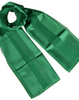 Chiffon Satin Striped Plain Lightweight Soft Silky Ladies Scarf Shawl Wrap
