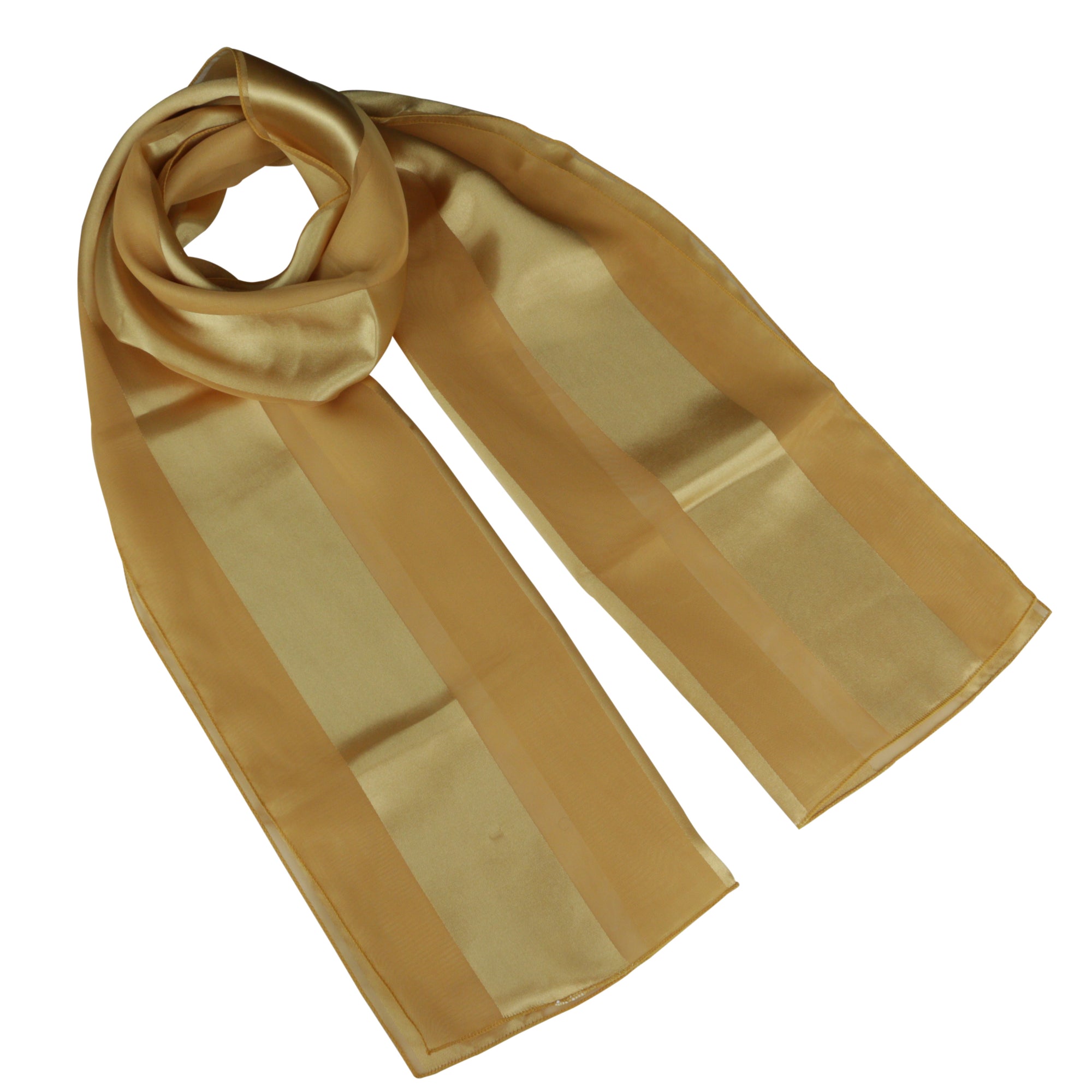 Chiffon Satin Striped Plain Lightweight Soft Silky Ladies Scarf Shawl Wrap