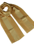 Chiffon Satin Striped Plain Lightweight Soft Silky Ladies Scarf Shawl Wrap