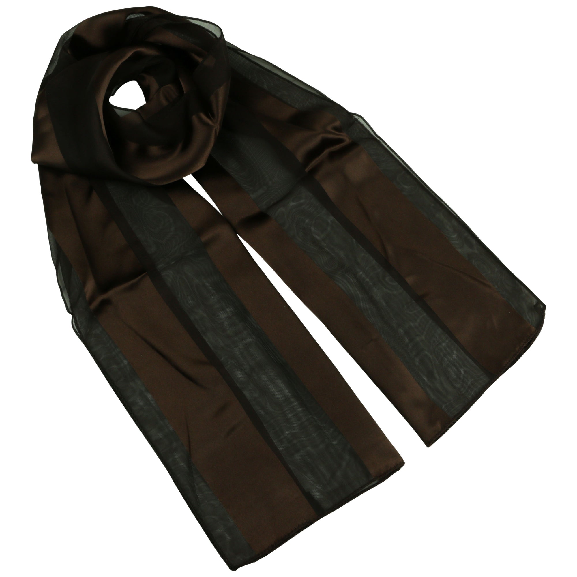 Chiffon Satin Striped Plain Lightweight Soft Silky Ladies Scarf Shawl Wrap