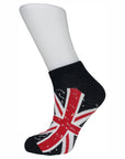 Union Jack British UK Flag Vintage Unisex Cotton Trainer Low Cut Socks