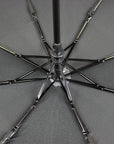 Compact Automatic Travel Umbrella – Windproof, Lightweight (350g), 8 Ribs – Black Folding Umbrella